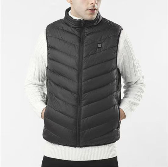 モバイルバッテリーで温める防寒ベスト